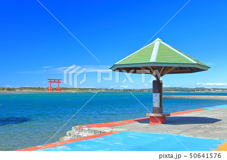【静岡県】晴天下の弁天島海浜公園 【静岡県】晴天下の弁天島海浜公園 50641576