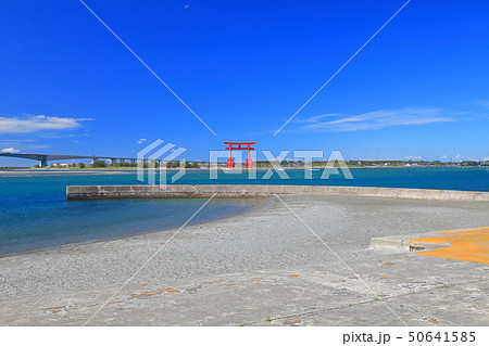 【静岡県】晴天下の弁天島海浜公園 50641585