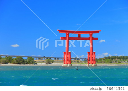 【静岡県】晴天下の弁天島海浜公園 50641591