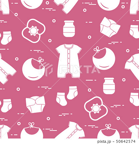 Newborn baby seamless pattern Newborn baby seamless pattern 50642574