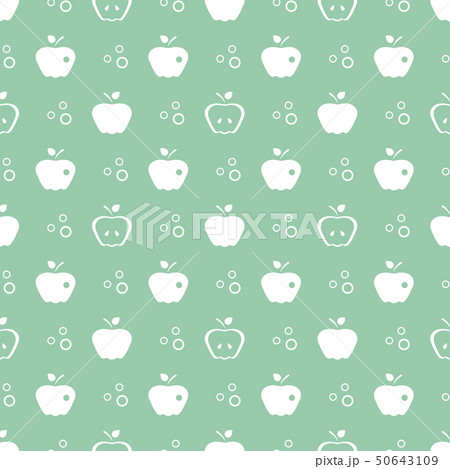 Seamless pattern with apples Fruit background. 50643109