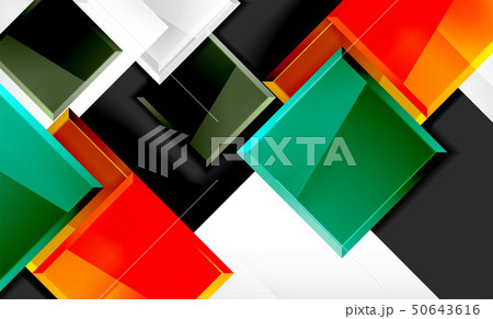 Color squares futuristic abstract background Color squares futuristic abstract background 50643616