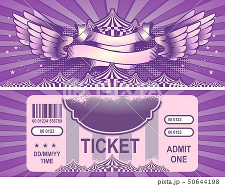 retro circus tickets 50644198