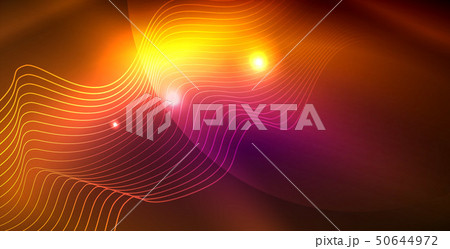 Shiny neon space background 50644972