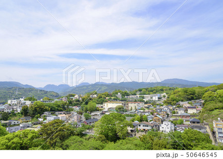 小田原城から見える南西方向の風景（神奈川県小田原市） 50646545
