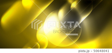 Neon glowing techno lines, hi-tech futuristic abstract background template Neon glowing techno lines, hi-tech futuristic abstract background template 50648041