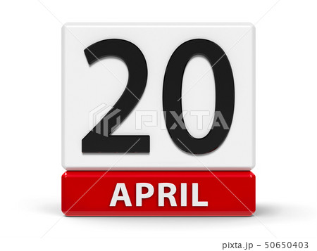 Cubes calendar 20th April 50650403