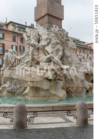 Fountain of Four Rivers. Rome 50651833