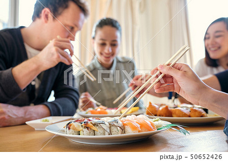 外国人　インバウンド　和食　料理教室　食事 50652426