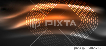 Glowing shiny neon squares abstract background, techno modern template 50652626