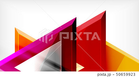 Dynamic triangle composition abstract background Dynamic triangle composition abstract background 50659923