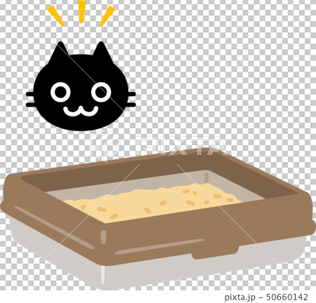 木のペレットを敷き詰めた猫用トイレ 木のペレットを敷き詰めた猫用トイレ 50660142