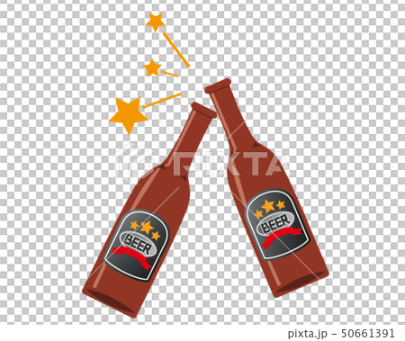 ビール お酒 瓶ビール 瓶のイラスト素材