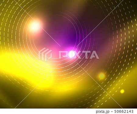 Neon circles abstract background Neon circles abstract background 50662143