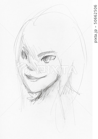 Anime Girl Wearing Black Jacket Stock Vector - Illustration of sketch,  head: 264049589