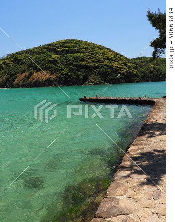 美しい無人島のビーチ(壱岐：辰の島海水浴場) 50663834