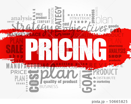 Pricing word cloud collage 50665825