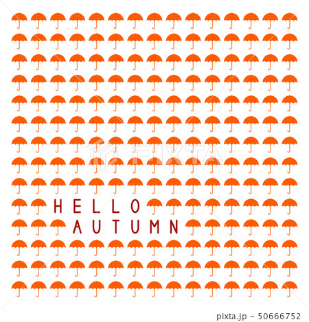 Hello autumn card 50666752