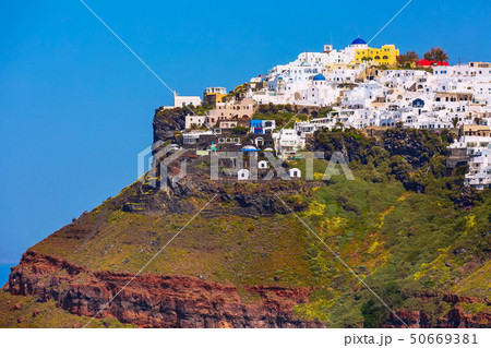 panorama of Imerovigli , Santorini, Greece panorama of Imerovigli , Santorini, Greece 50669381