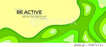 Dynamic papercut 3D background. Abstract multi Dynamic papercut 3D background. Abstract multi 50671711