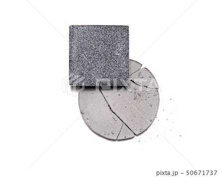 Shimmering and matte gray eyeshadows. Shimmering and matte gray eyeshadows. 50671737