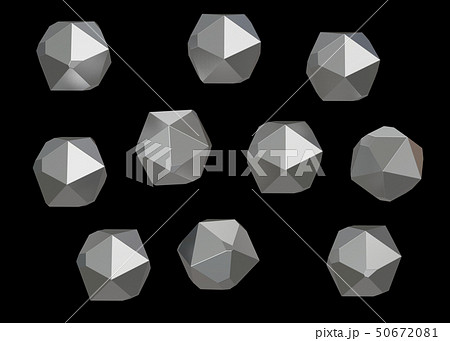 Crystal Stone gem macro mineral collection set of 10 units, quartz on black background. 3d Crystal Stone gem macro mineral collection set of 10 units, quartz on black background. 3d 50672081