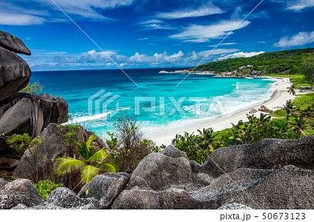 Amazing viewpoint on Seychelles 50673123