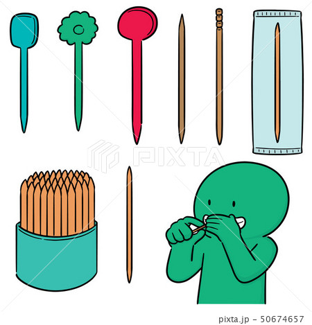 vector set of toothpick vector set of toothpick 50674657