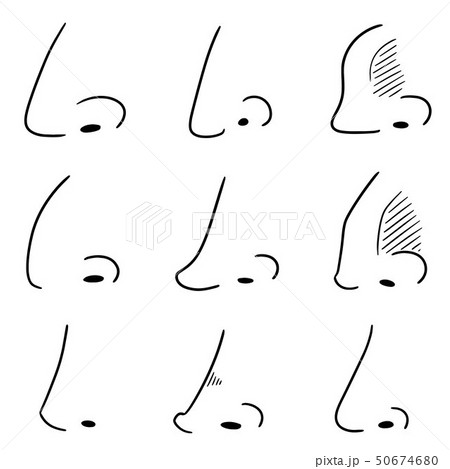 vector set of nose vector set of nose 50674680
