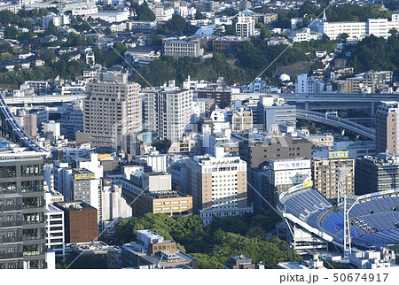 日本の横浜都市景観 山手や元町などを望む 日本の横浜都市景観 山手や元町などを望む 50674917