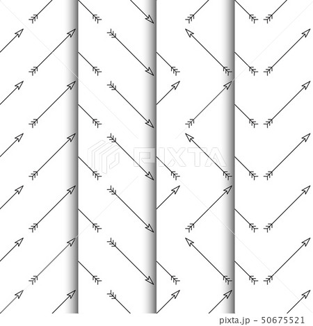 Set of arrows seamless pattern Set of arrows seamless pattern 50675521