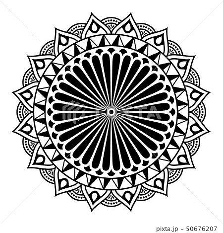 Round mandala Round mandala 50676207
