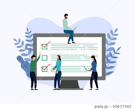 Online survey report, checklist, questionnaire Online survey report, checklist, questionnaire 50677402