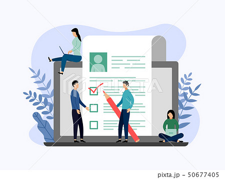Job hiring and online recruitment, checklist 50677405