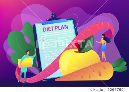 Nutrition diet concept vector illustration. 50677694