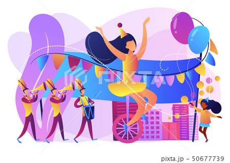 Parade concept vector illustration. 50677739