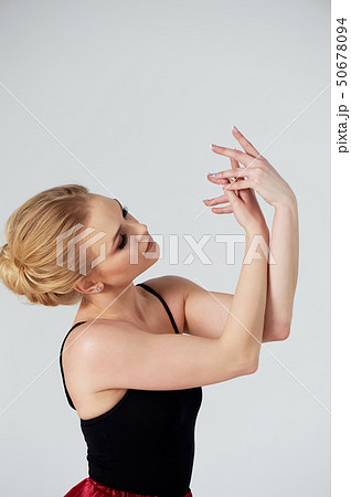 Dancer with graceful hands.Dance as a passion 50678094