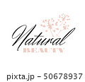 Retro badge logo for Natural Beauty 50678937