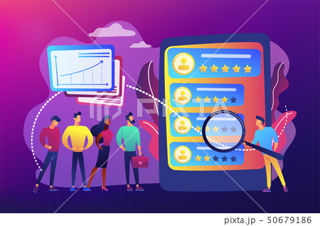 Performance rating concept vector illustration. 50679186