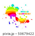 Rainbow colorful strips background 50679422