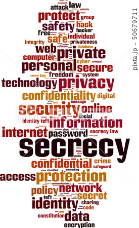 Secrecy word cloud Secrecy word cloud 50679711