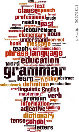 Grammar word cloud 50679815