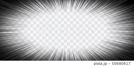 Comic book action lines. Speed lines Manga frame 50680617
