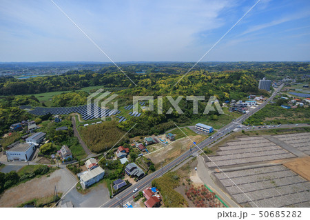 オリンピックサーフィン会場釣ヶ崎海岸付近を空撮 50685282