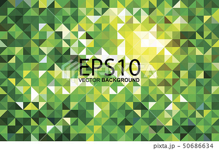 abstract triangle green colorl pattern background 50686634