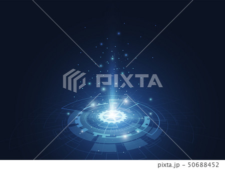 Abstract technology background with Big data 50688452