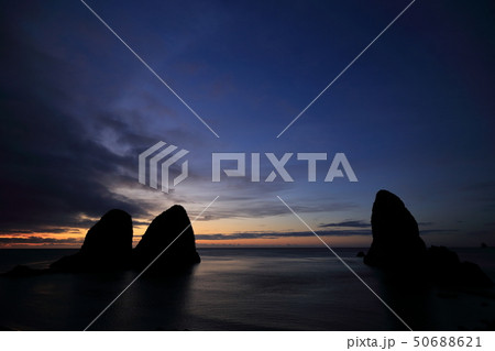 北海道　せたな　三本杉岩 50688621