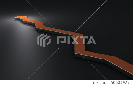 紆余曲折を描いた3Dレンダリング画像 紆余曲折を描いた3Dレンダリング画像 50689927