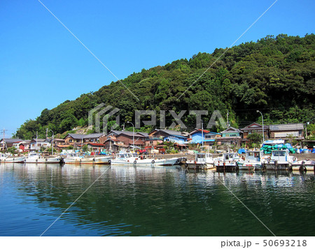 沖島　漁村　琵琶湖 50693218