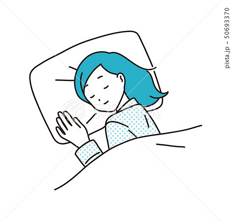 眠る女性 50693370